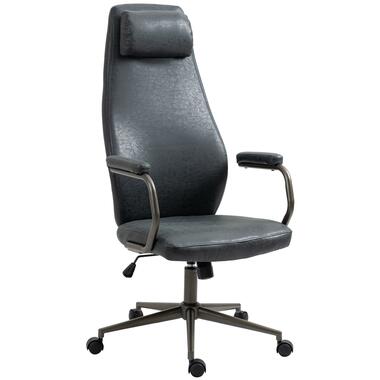 CLP Chaise de bureau Pocatello Noir Cadre - Similicuir - Noir antique product