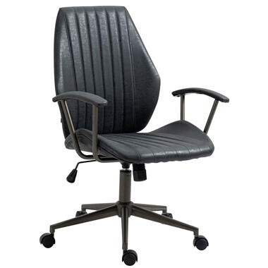 CLP Chaise de bureau Nampa - Similicuir - Noir antique product