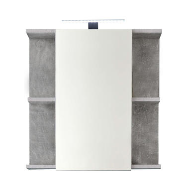 Nano Armoire de toilette murale avec miroir, 1 porte, 4 compartiments product