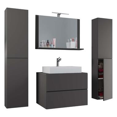 LendasXL Ensemble de meubles de salle de bains 80 cm, miroir product