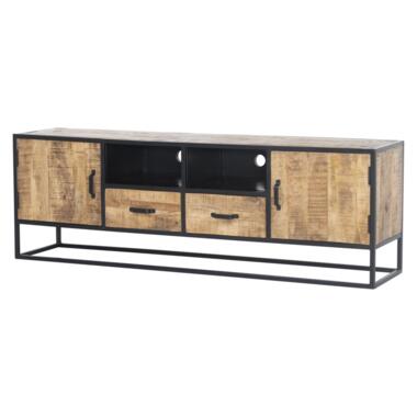 Meuble TV naturel - bois de manguier - 180cm - Meuble TV Anne - Giga Meubel product