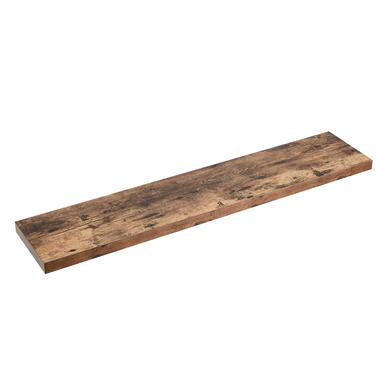 ACAZA Boeken Plank van 120 cm lang, industrieel design, vintage bruin product