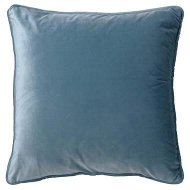 FINN - Sierkussen 60x60 cm - velvet - effen kleur - Provincial Blue - lichtblauw product