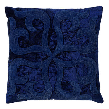 AVALON - Sierkussen velvet 45x45 cm Insignia Blue - donkerblauw product