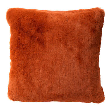ZAYA - Kussenhoes 45x45 cm - bontlook - effen kleur - Potters Clay - oranje product