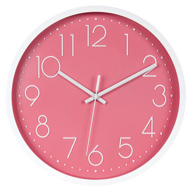 LW Collection Horloge de cuisine Aria rose 30cm product