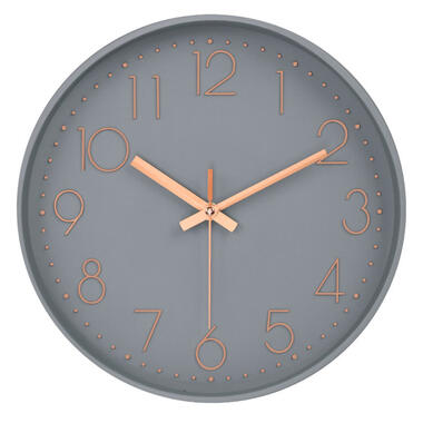 LW Collection Horloge de Cuisine Gris Norvégien 30cm product