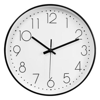 LW Collection Horloge de cuisine Delon noir blanc 30cm product