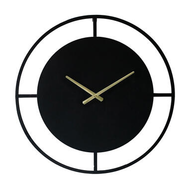 LW Collection Horloge murale Danial or noir 60cm product