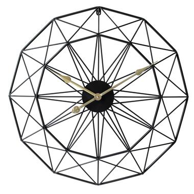 LW Collection Horloge murale Megan noir 60cm product