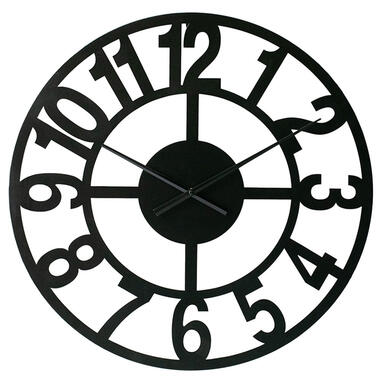LW Collection Horloge murale XL Jannah noir 80cm product