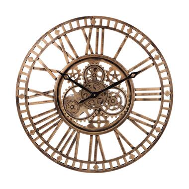 LW Collection Horloge murale radar Carmen bronze 60cm engrenages mobiles product