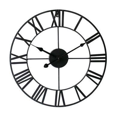 LW Collection Horloge murale Olivier noir 40cm product