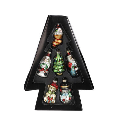 House of Seasons Lot de Decoration de Noël - 6 pièces - Vert product