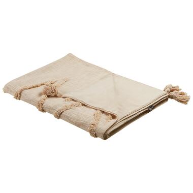Couvre-lit en coton 130 x 180 cm beige MORBI product