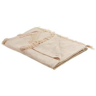 Couvre-lit en coton 130 x 180 cm beige FATEHPUR product