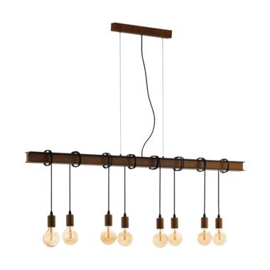 EGLO Townshend 4 Hanglamp - E27 - 150 cm - Bruin product