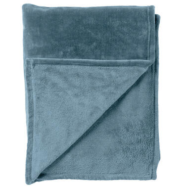 CHARLIE - Plaid 200x220 cm - extra grote fleece deken - effen kleur - Provincial product