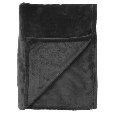 BILLY - Plaid 150x200 cm - flannel fleece - superzacht - Raven - zwart product