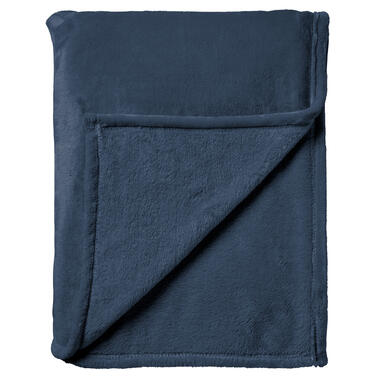 BILLY - Plaid 150x200 cm - flannel fleece - superzacht - Insignia Blue - blauw product