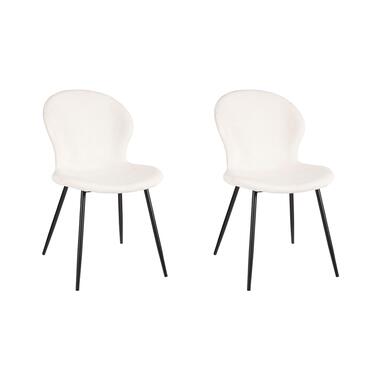 Mica Decorations Max Chaise de salle à manger - Lot de 2 - Blanc cassé product