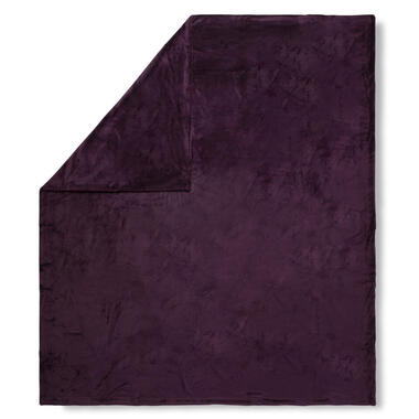 Hip Plaid Effen Bordeaux 160x180 cm product
