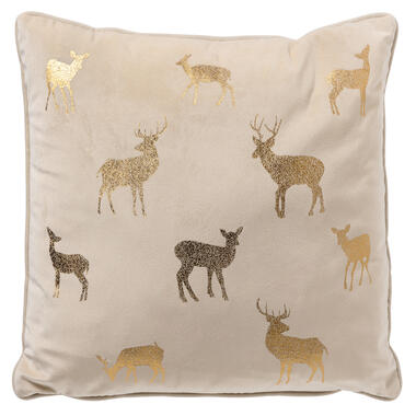 Sierkussen Deer - Whisper White - 45x45 cm product