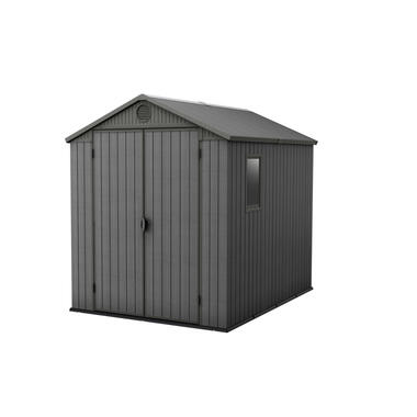 Keter Darwin 68 Tuinhuis - dubbele deuren - 190x244x221 cm - Grijs product