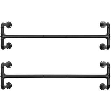 ACAZA Set de 2 rails de suspension - look industriel - noir product