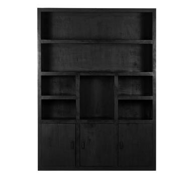 Meuble noir - bois de manguier - 160x46x220cm - Meuble Xander - Giga Meubel product