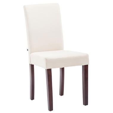 CLP chaise salle à manger Ina Cappuccino Frame - Tissu - Crème product