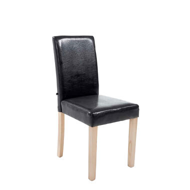 CLP Chaise de salle à manger Ina Nature Frame - Similicuir - Noir product