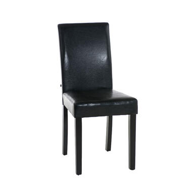 CLP Chaise de salle à manger Ina Noir Frame - Similicuir - Noir product