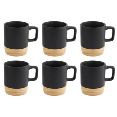 Ensemble de 4 tasses à espresso Orange85 avec sous-verre en bambou noir product