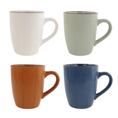 OTIX Koffiekopjes met Oor Koffietassen Set van 4 Verschillende kleuren product