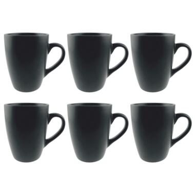 OTIX Tasses à café avec oreille Set de 6 noir mat 340ml product