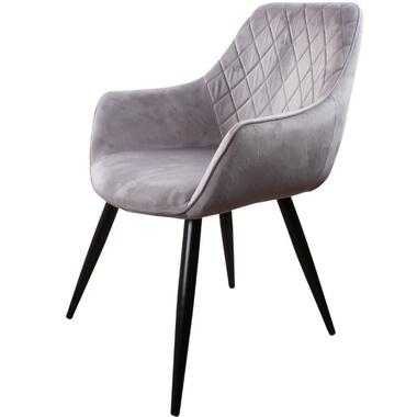 Chaise de salle à manger Ravi 2.0 en velours gris product