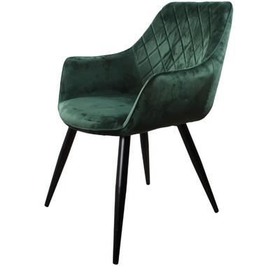 Chaise de salle à manger Ravi 2.0 velours vert foncé product