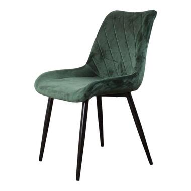 Chaise de salle à manger Benito 2.0 velours vert foncé product