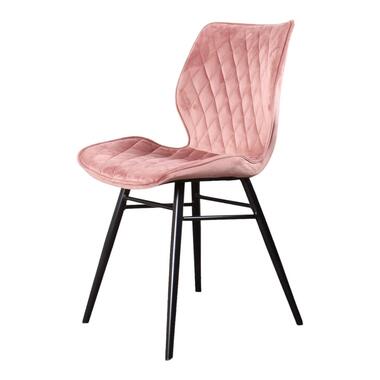 Chaise de salle à manger Ruby 2.0 en velours rose product