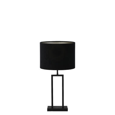 Tafellamp Shiva/Velours - Zwart/Zwart - Ø30x62cm product