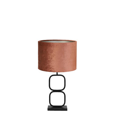 Lampe de table Lutika/Gemstone - Noir/Terra - Ø30x67cm product