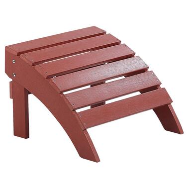 Beliani Repose-pied ADIRONDACK - Rouge bois synthétique product