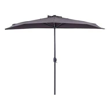 Beliani Halfronde parasol GALATI - Grijs polyester product