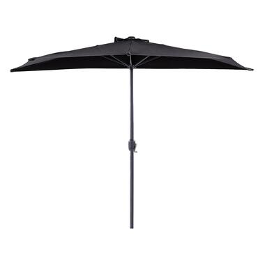 Parasol de jardin semi-circulaire 270 cm noir GALATI product