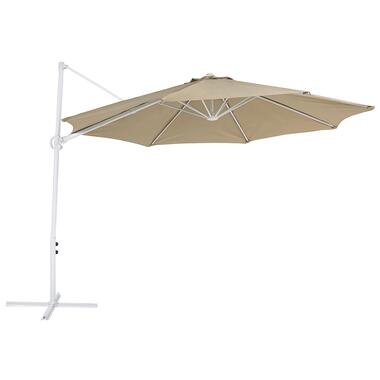 Parasol en porte-à-faux taupe et blanc ⌀ 2,95 m SAVONA II product