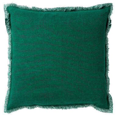 BURTO - Sierkussen 60x60 cm - gewassen katoen - Galapagos Green - groen product