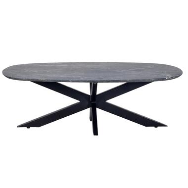 Table basse ovale danoise - Marbre - Noir - 120cm - Table Richy product