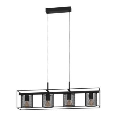 EGLO Catterick Hanglamp - E27 - 91 cm - Zwart product