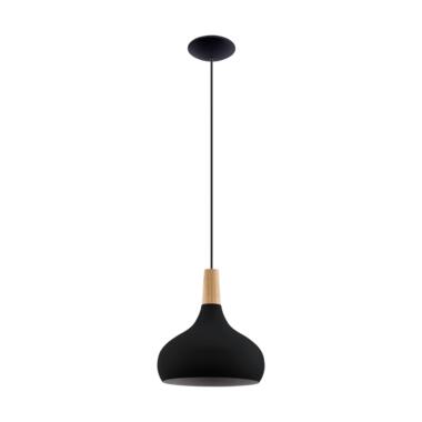 EGLO Sabinar Hanglamp - E27 - Ø 28 cm - Zwart/u007CBruin product